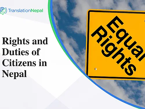 Rights and duties of citizens in nepal