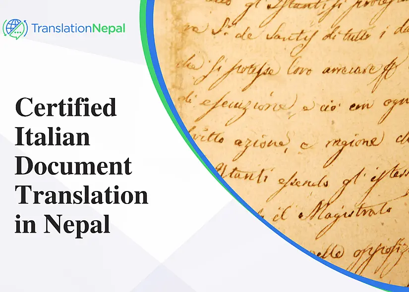 Certified Italian Document Translation in Nepal: Legal, Business & Immigration
