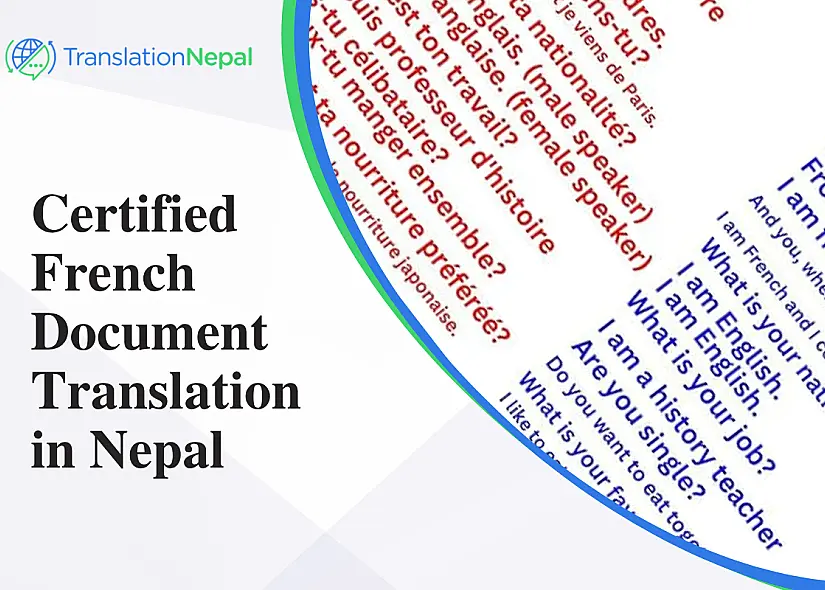 Certified French Document Translation in Nepal: Legal, Business & Immigration