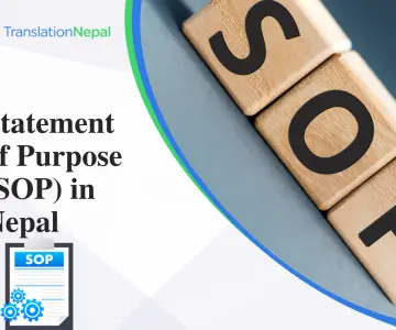 Statement of Purpose (SOP) in Nepal