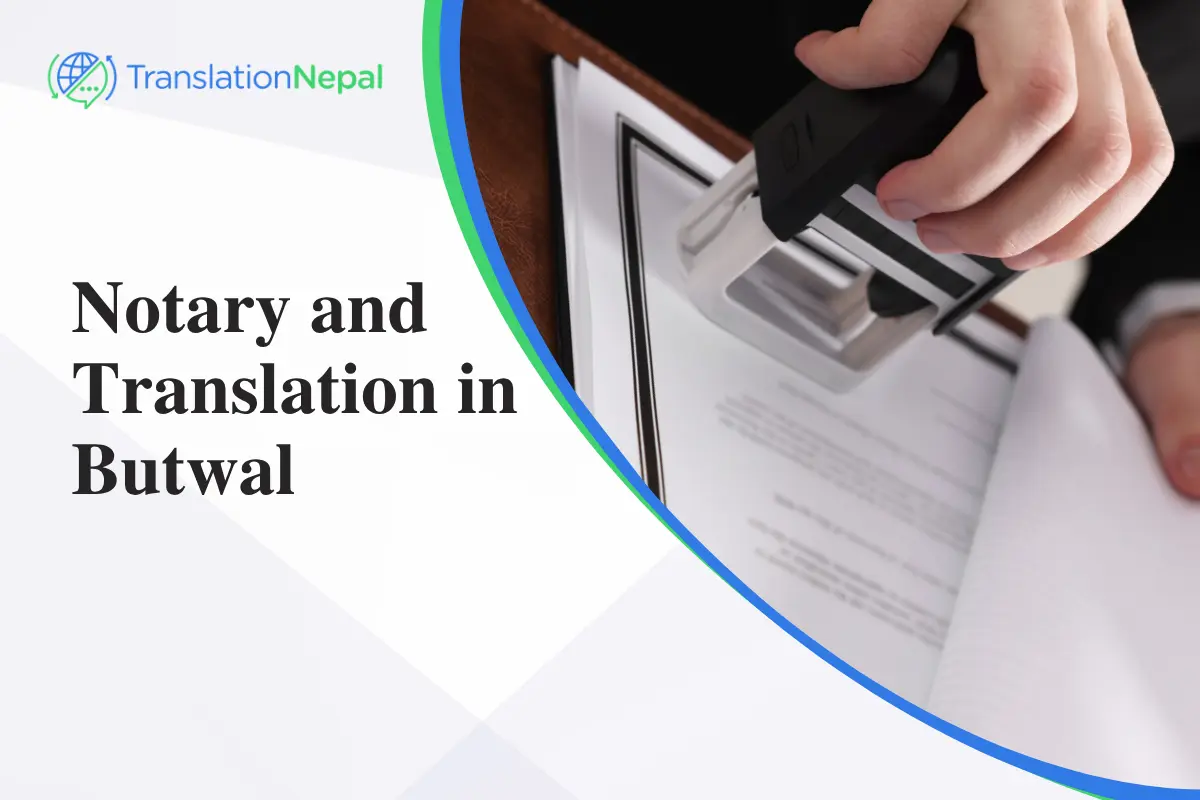 Notary & Translation in Butwal &mdash; Online & Certified (2026)